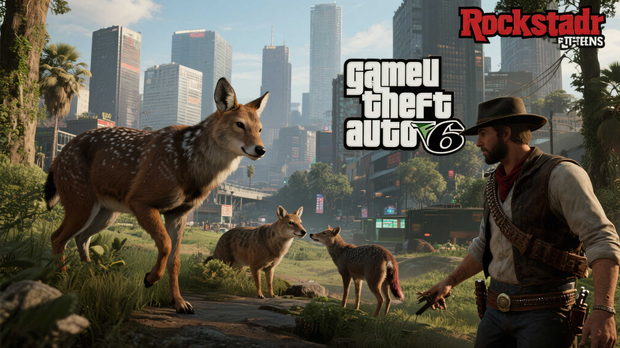 《GTA6》或将融合《大表哥2》元素，野生动物玩法成亮点！